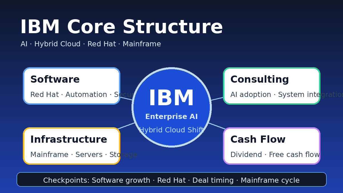 IBM core business structure diagram