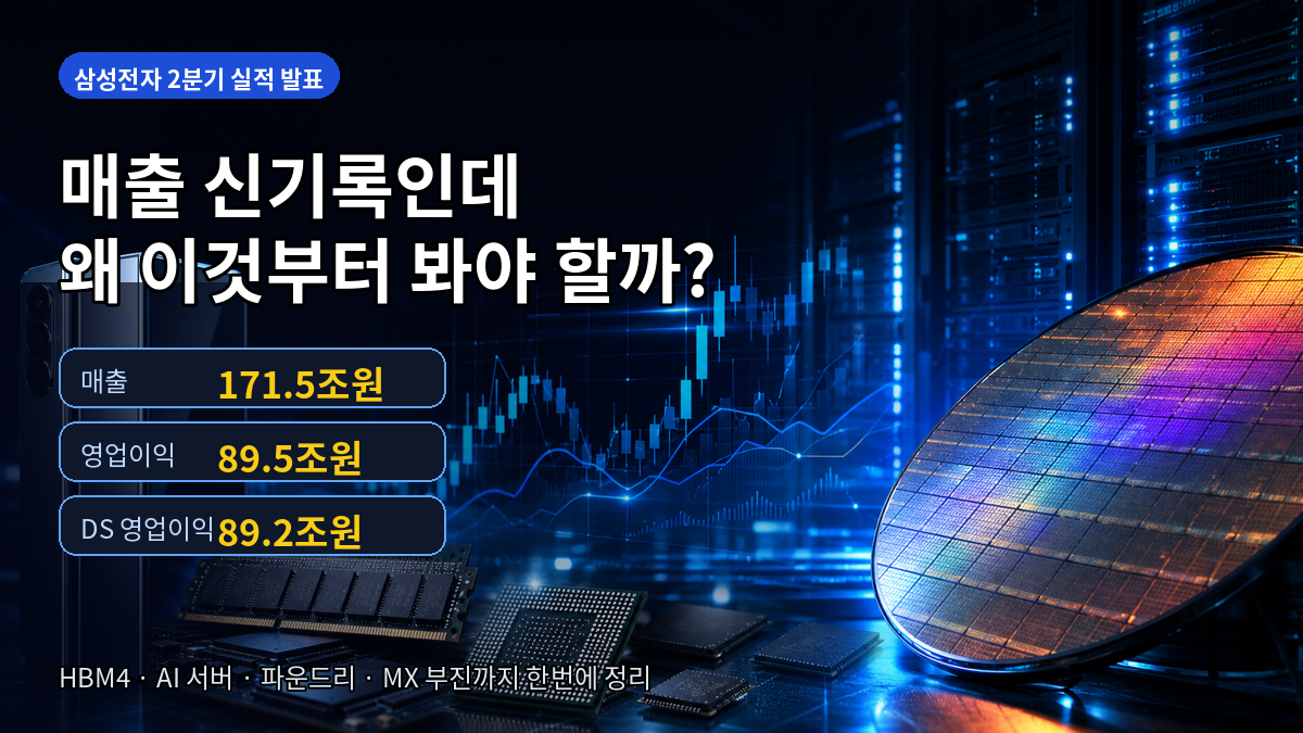 삼성전자 2분기 실적 발표 AI 반도체 HBM4 체크포인트