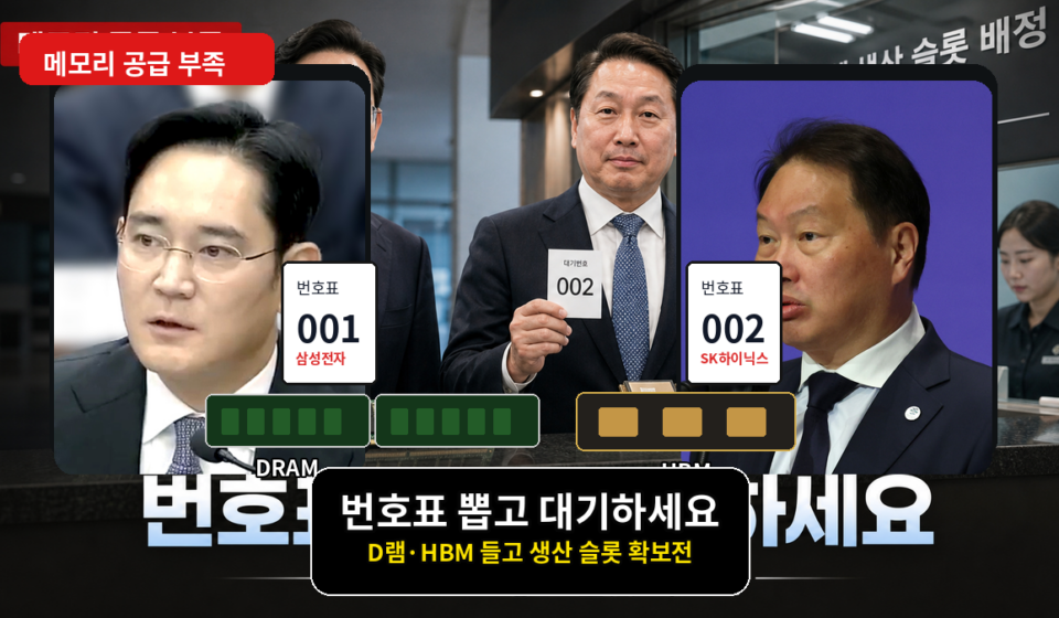 메모리 반도체 가이드 대표 이미지: D램, HBM, 메모리 공급망