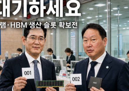 번호표를 뽑고 대기하는 D램·HBM 생산 슬롯 확보전 대표 이미지
