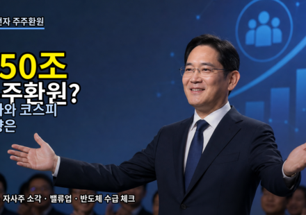 삼성전자 150조 주주환원 기대감 대표 이미지 v3