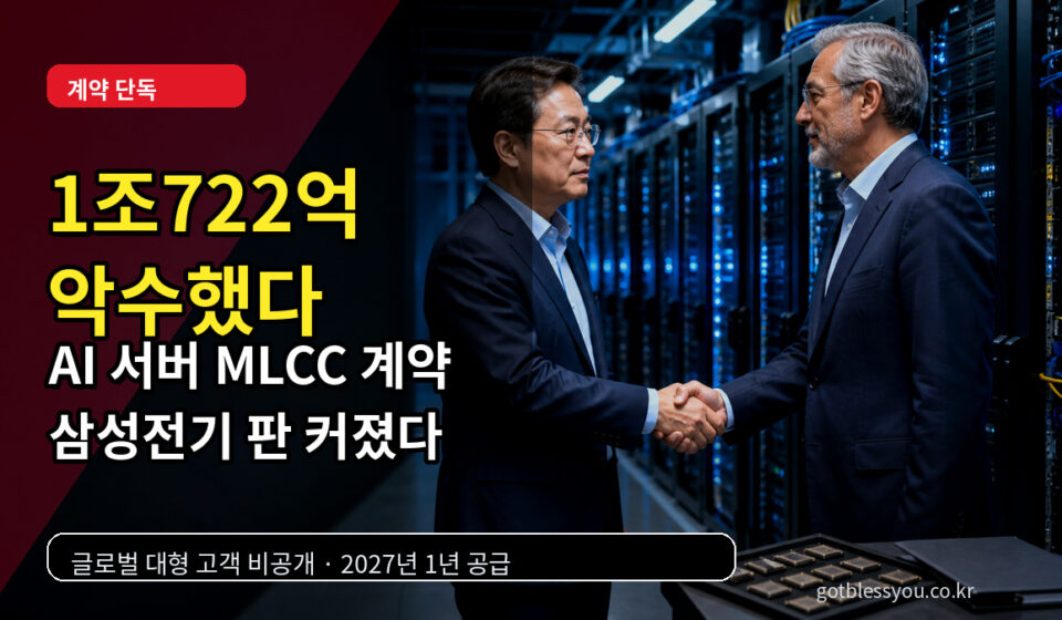 삼성전기 AI 서버용 MLCC 1조722억 계약 악수 대표 이미지 최종안